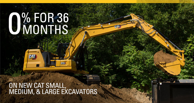 LIMITED-TIME 0% FOR 36 MONTHS FINANCING + CAT® CVA