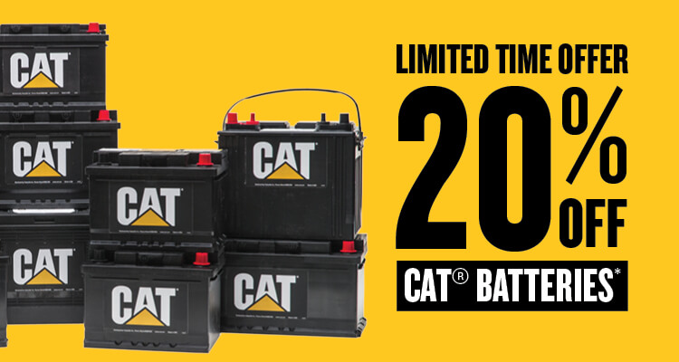 Jump-Start The New Year with a New Cat® Battery